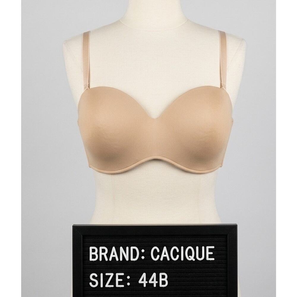 Cacique Nude Strapless Convertible Bra
